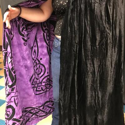 costume:1 Purple Black Hooded Robe;costume