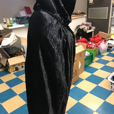 costume:1 Purple Black Hooded Robe;costume