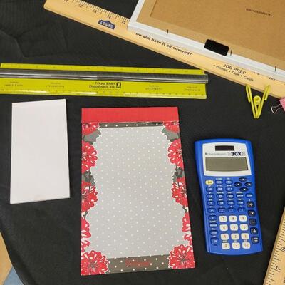 Office:Box Lot Post its, weekly calendar, index cards;