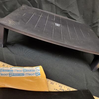 Office:Box Lot Desk organizer, envelopes, monitor stand;