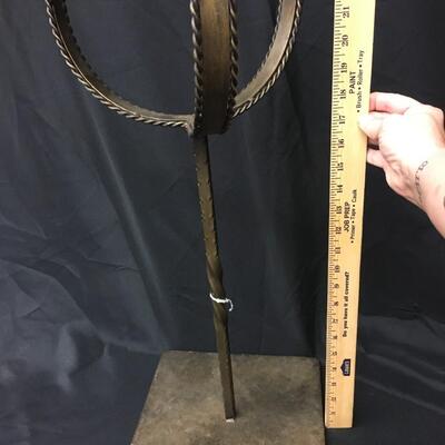 : Metal plant stand;