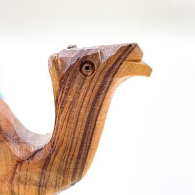 SMALL CARVED WOODEN CAMEL
