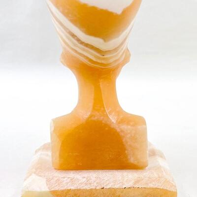 VINTAGE CARVED STONE QUEEN NEFERTITI EGYPTIAN FIGURINE