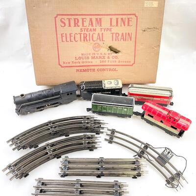 VINTAGE MARX STREAM LINE ELECTRICAL TRAIN SET