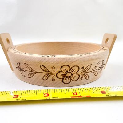 SCHMID-LINDER SMALL WOODEN BOWL/TRAY - SWITZERLAND