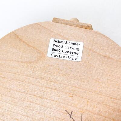SCHMID-LINDER SMALL WOODEN BOWL/TRAY - SWITZERLAND