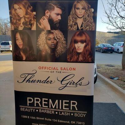 $80 6ft salon poster screens Okc Thunder collectors