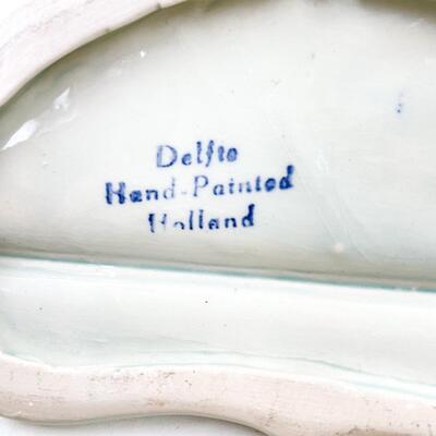 DELFT HAND-PAINTED CERAMIC SPOON HOLDER - HOLLAND