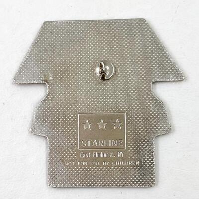 STARLINE COLLECTION OF 25 SUPERBOWL ENAMEL PINS ON CANVAS