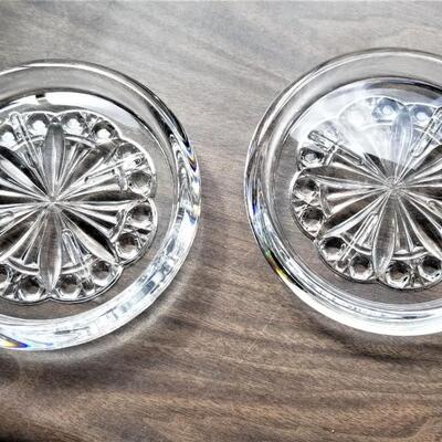 Lot #78  Pair of Baccarat Wine Coasters