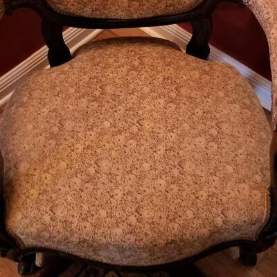 Lot #80   Antique Parlor Chair