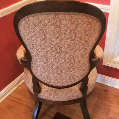 Lot #80   Antique Parlor Chair