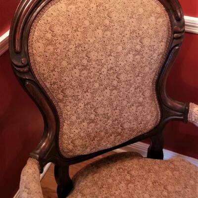 Lot #80   Antique Parlor Chair