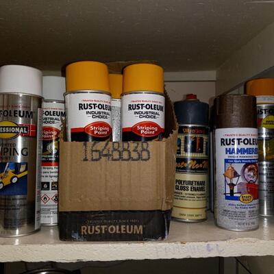 SPRAY PAINTS AND STAINS