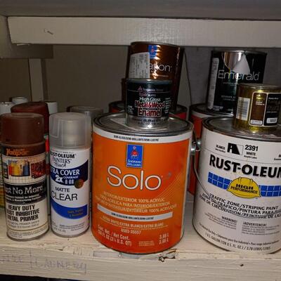 SPRAY PAINTS AND STAINS