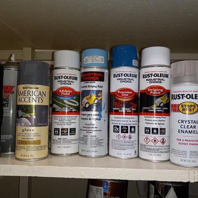SPRAY PAINTS AND STAINS