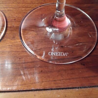 Set Of Oneida Wine Glasses