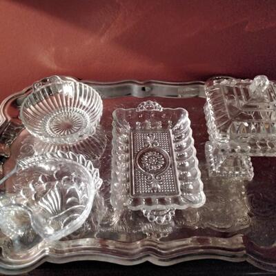 Assorted Glass Candy Dishes