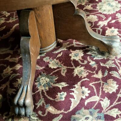 Lot #81  Antique Dining Room Table with 6 leaves