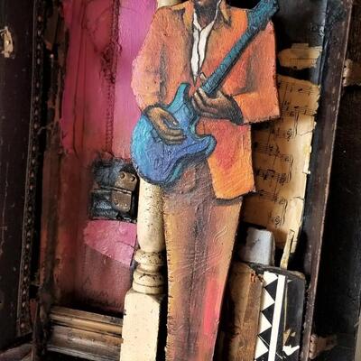 Lot #84   Mixed Media Original Art Piece - "A Firm Foundation" - Gary Patterson/Marion Barnes