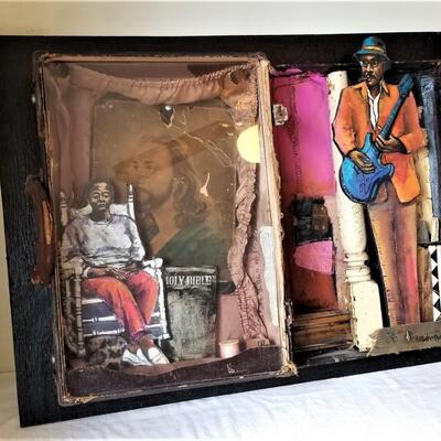 Lot #84   Mixed Media Original Art Piece - "A Firm Foundation" - Gary Patterson/Marion Barnes
