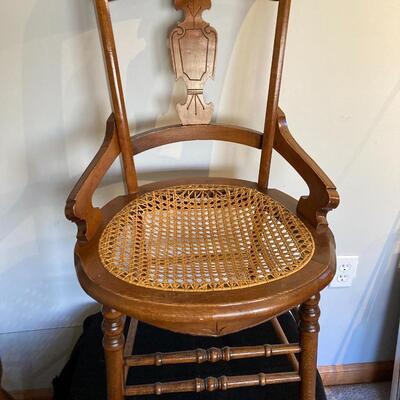 Antique Caned Seat Chair
