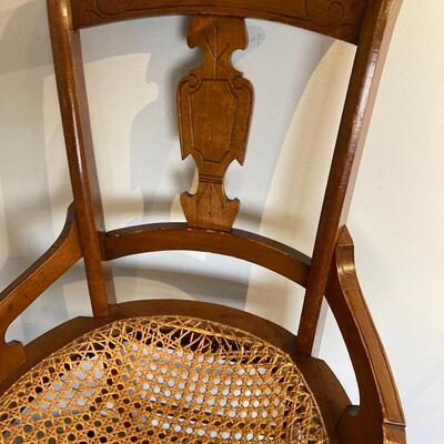 Antique Caned Seat Chair