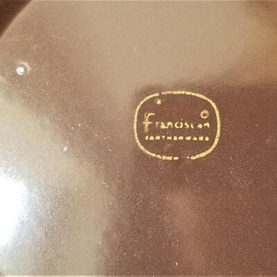 Lot #85  Mid-Century Franciscan Stoneware Dish Set - good condition