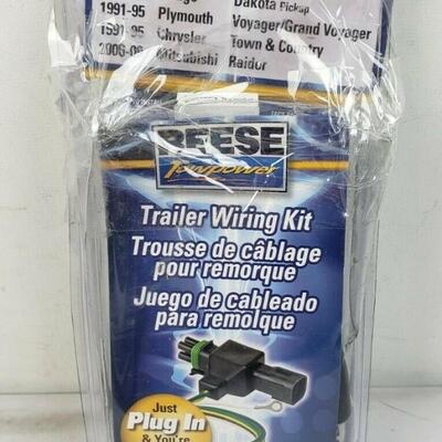 Reese Trailer Wiring Kit 74187 Dodge Plymouth- New, Open Box