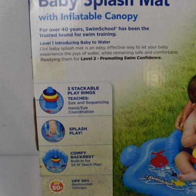 Baby Splash Met with Inflatable Canopy for 6-18m - New
