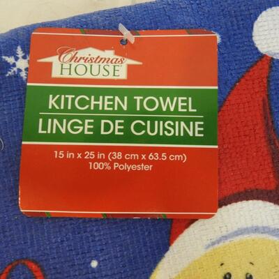 Christmas House Kitchen Towel - New