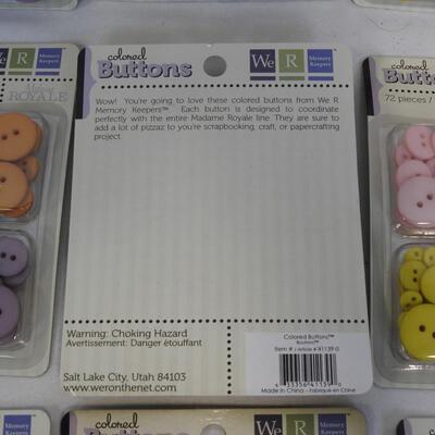 12 packages Crafting Buttons by We R Memory Makers 