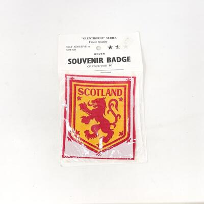 SCOTLAND LION SOUVENIR BADGE / PATCH