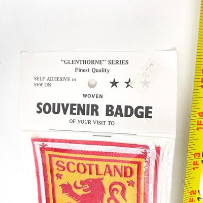 SCOTLAND LION SOUVENIR BADGE / PATCH