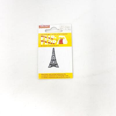 GOLD-ZACK EIFFEL TOWER IRON-ON PATCH