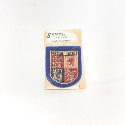 SAMPSONâ€™S GREAT BRITAIN COAT OF ARMS SOUVENIR BADGE / PATCH