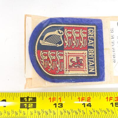 SAMPSONâ€™S GREAT BRITAIN COAT OF ARMS SOUVENIR BADGE / PATCH