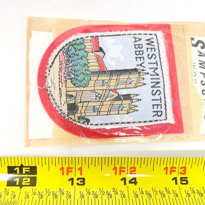 SAMPSONâ€™S WESTMINSTER ABBEY SOUVENIR BADGE / PATCH