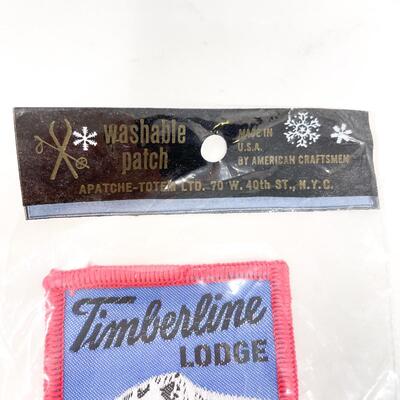 TIMBERLINE LODGE, OREGON SOUVENIR BADGE / PATCH