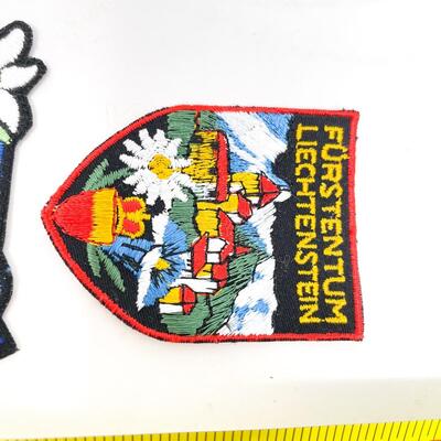 LIECHTENSTEIN SOUVENIR BADGE / PATCH BUNDLE
