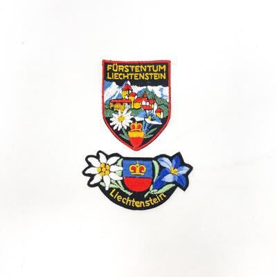 LIECHTENSTEIN SOUVENIR BADGE / PATCH BUNDLE