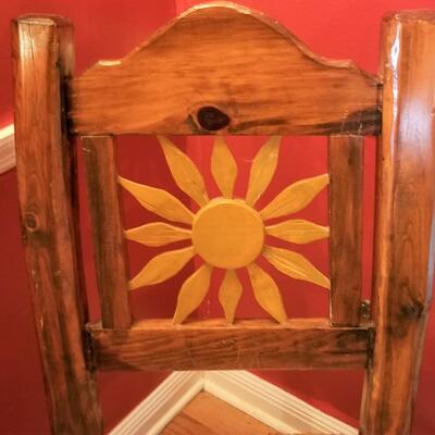 Lot #91  Rush Bottom Chair - Pine