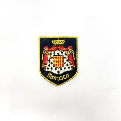 MONACO COAT-OF-ARMS SOUVENIR BADGE/PATCH