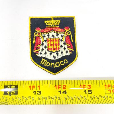 MONACO COAT-OF-ARMS SOUVENIR BADGE/PATCH