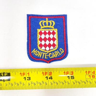 MONTE-CARLO SOUVENIR BADGE/PATCH