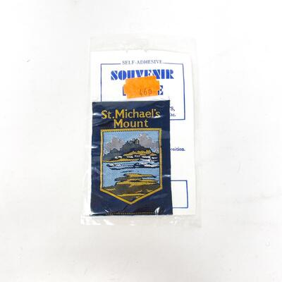 ST. MICHAELâ€™S MOUNT, ENGLAND SOUVENIR BADGE/PATCH