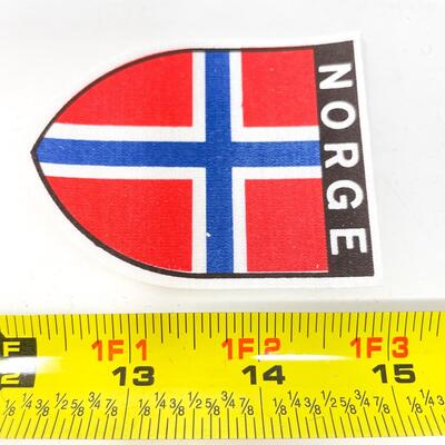 NORGE (NORWAY) SOUVENIR BADGE/PATCH