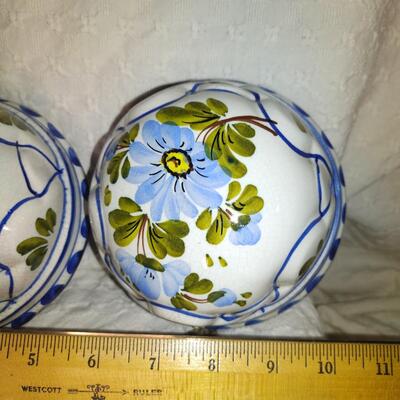 Set of 4 Vintage Ceramic Molds or Wall Decor