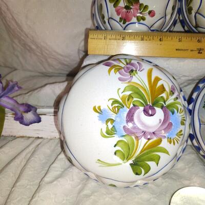 Set of 4 Vintage Ceramic Molds or Wall Decor
