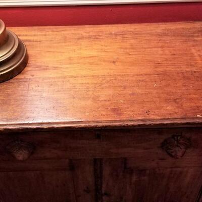 Lot #92  Antique Pine Wash Stand